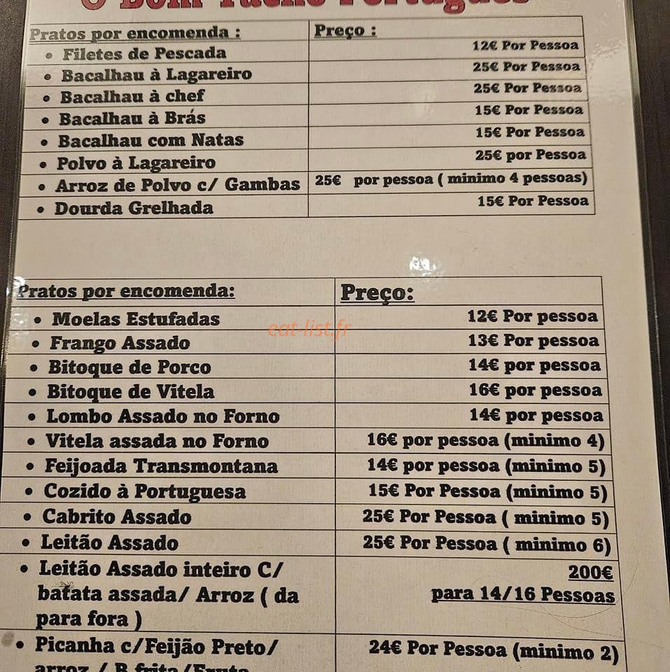O Bom Tacho Portugues — carte page 1