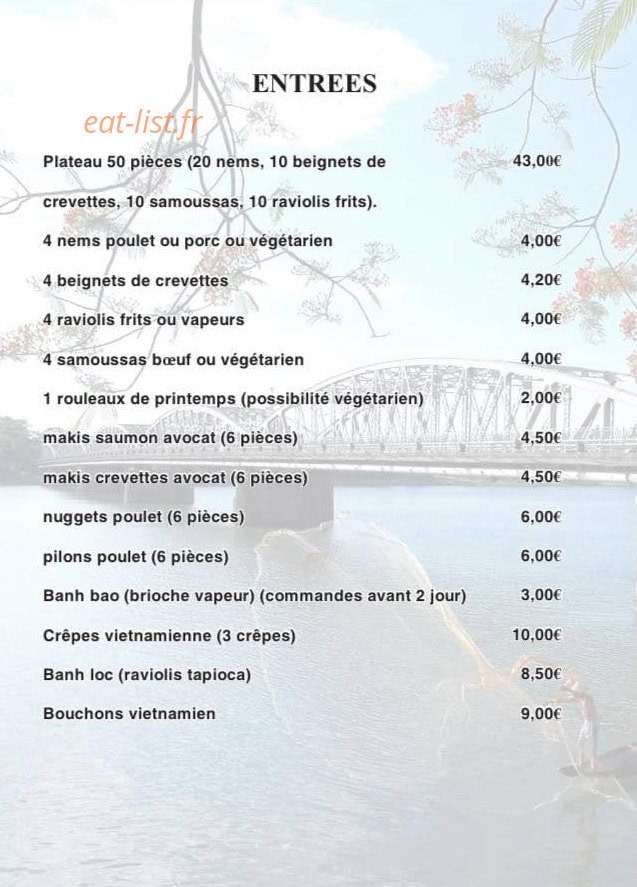 Chez Tam — carte page 2
