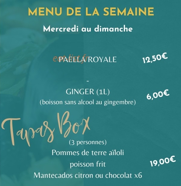 La Mezcla — carte page 1