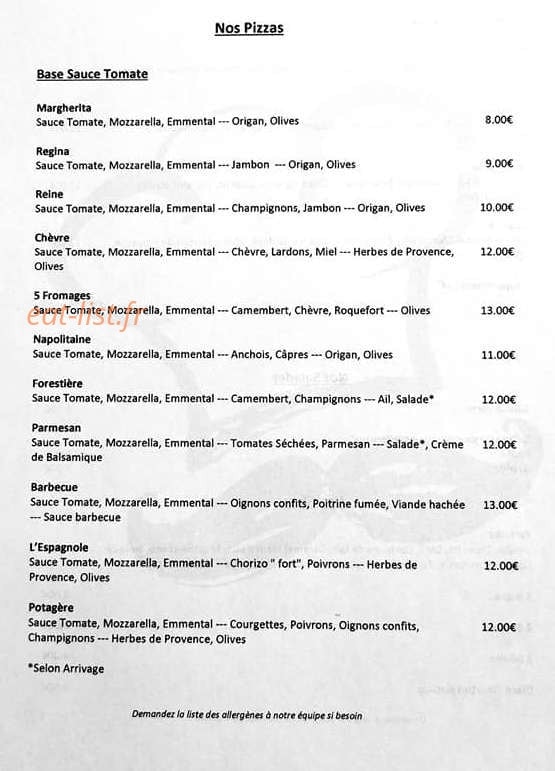 L'oustal — carte page 1