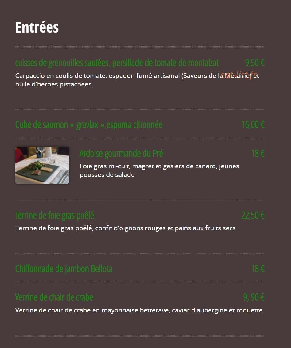Le pre de Montpezat — carte page 1