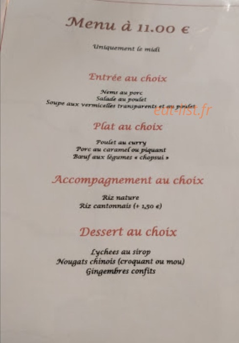 Le Saïgon — carte page 2