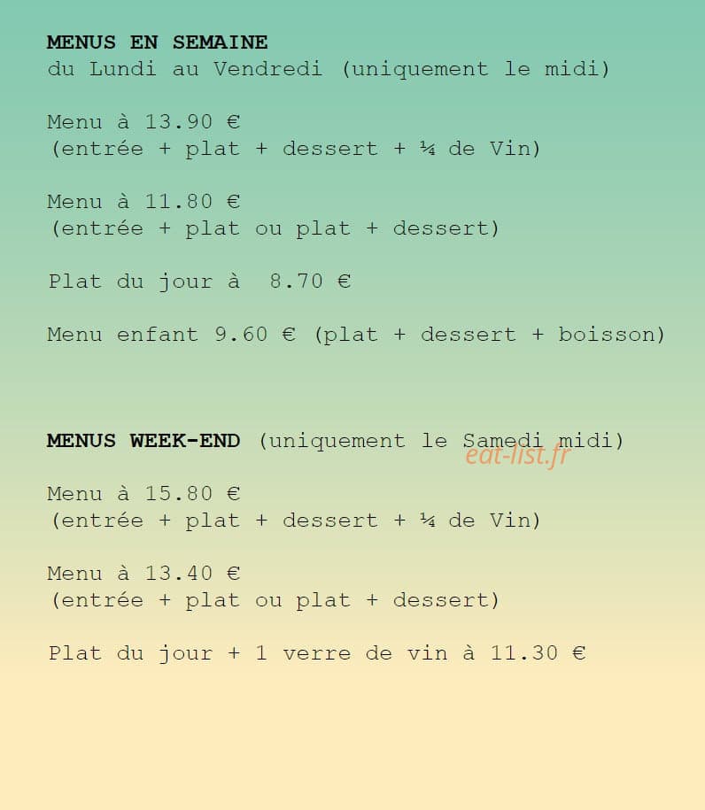 Les Arcades — carte page 1