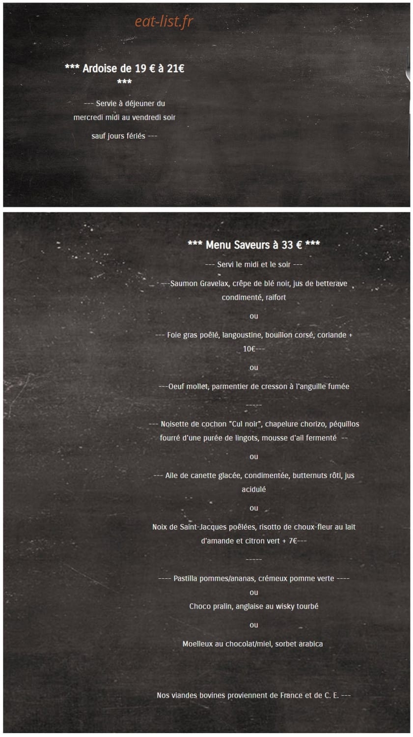 Le Clos Monteils — carte page 1