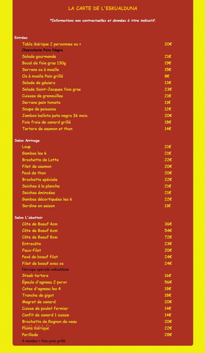Grill Eskualduna — carte page 4