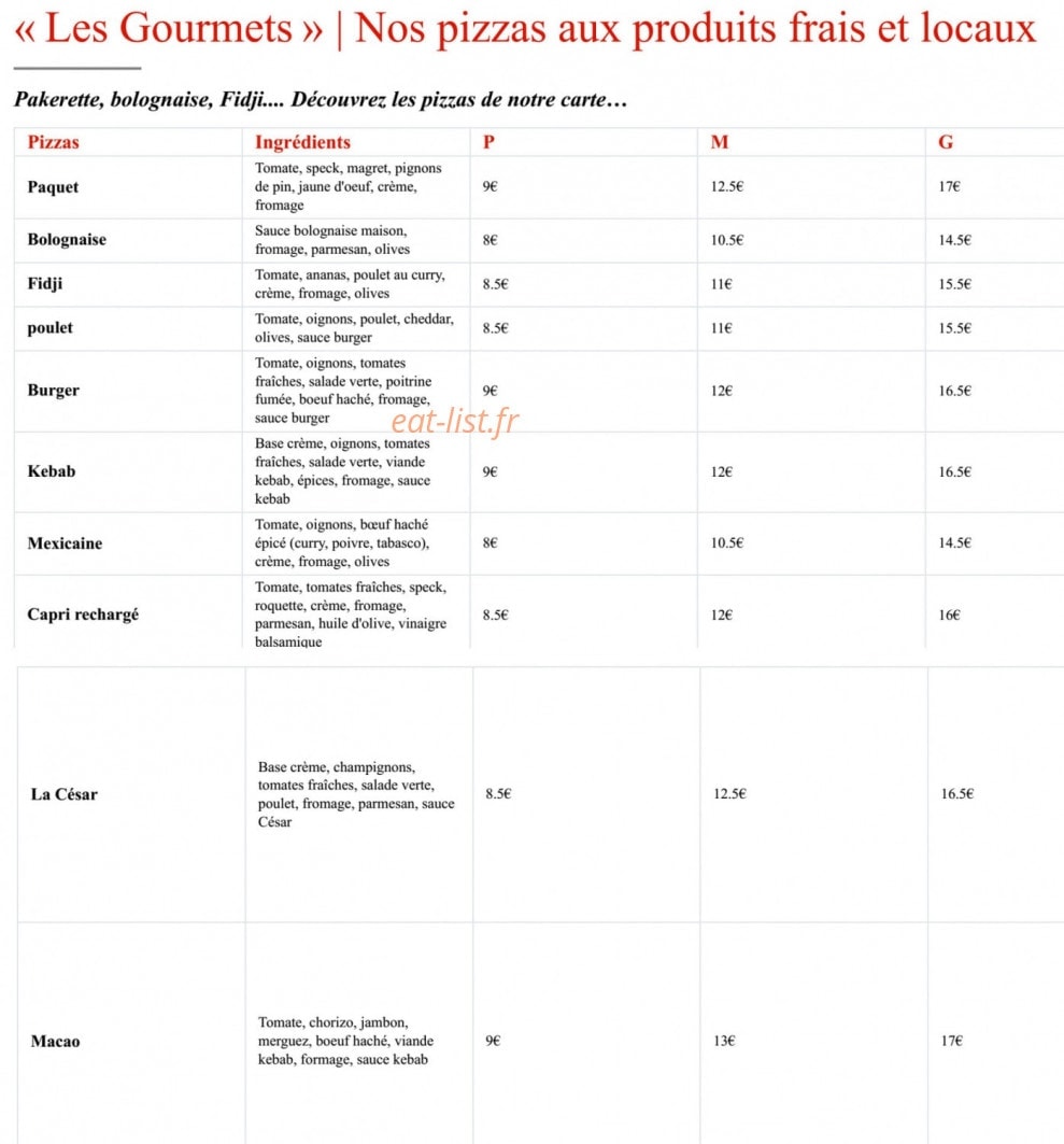 L’As de pizz — carte page 3