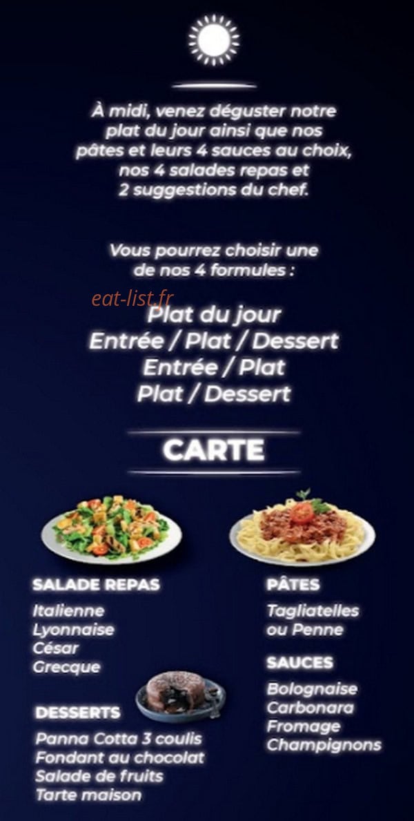 On Off café — carte page 2