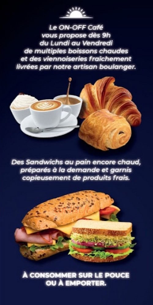 On Off café — carte page 4