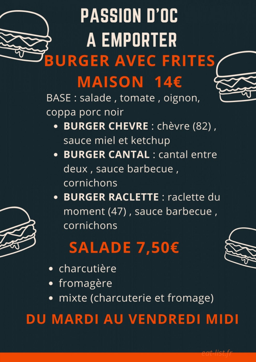 Passion d'Oc — carte page 1