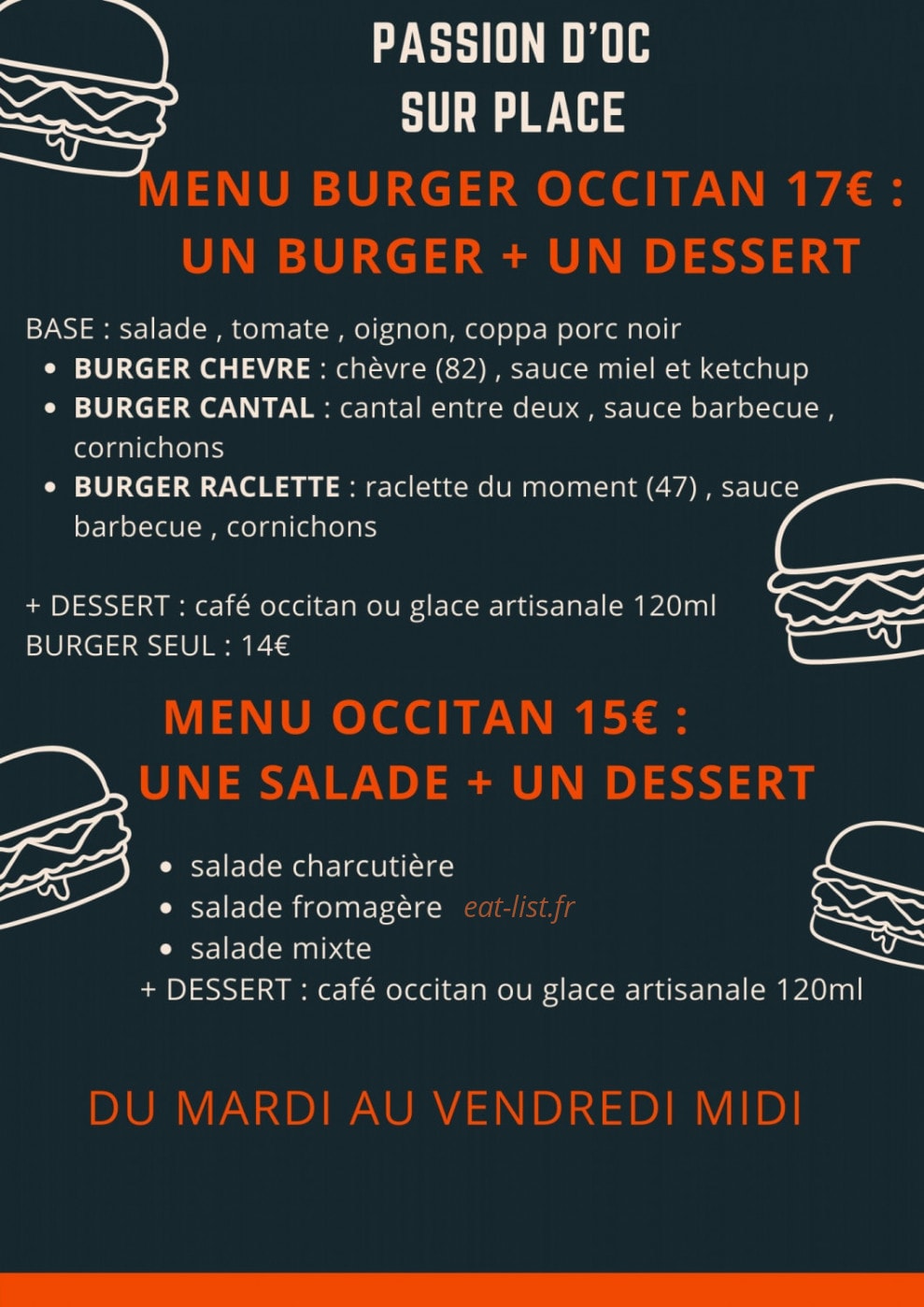 Passion d'Oc — carte page 2