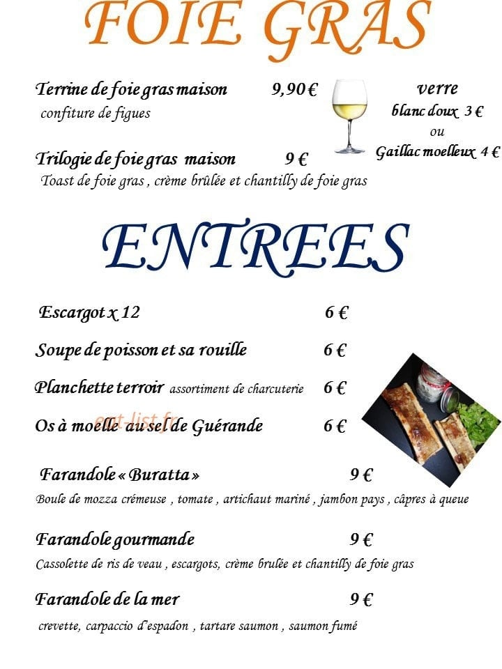 Le Gay Luron — carte page 9
