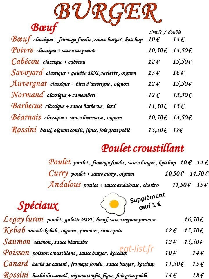Le Gay Luron — carte page 12