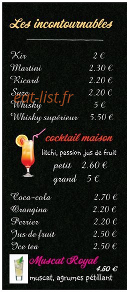 Le Gay Luron — carte page 2
