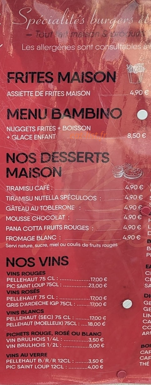 Mac and Pasta — carte page 3