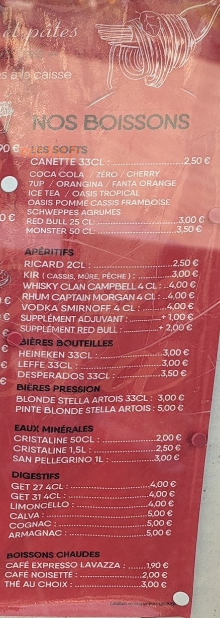 Mac and Pasta — carte page 4