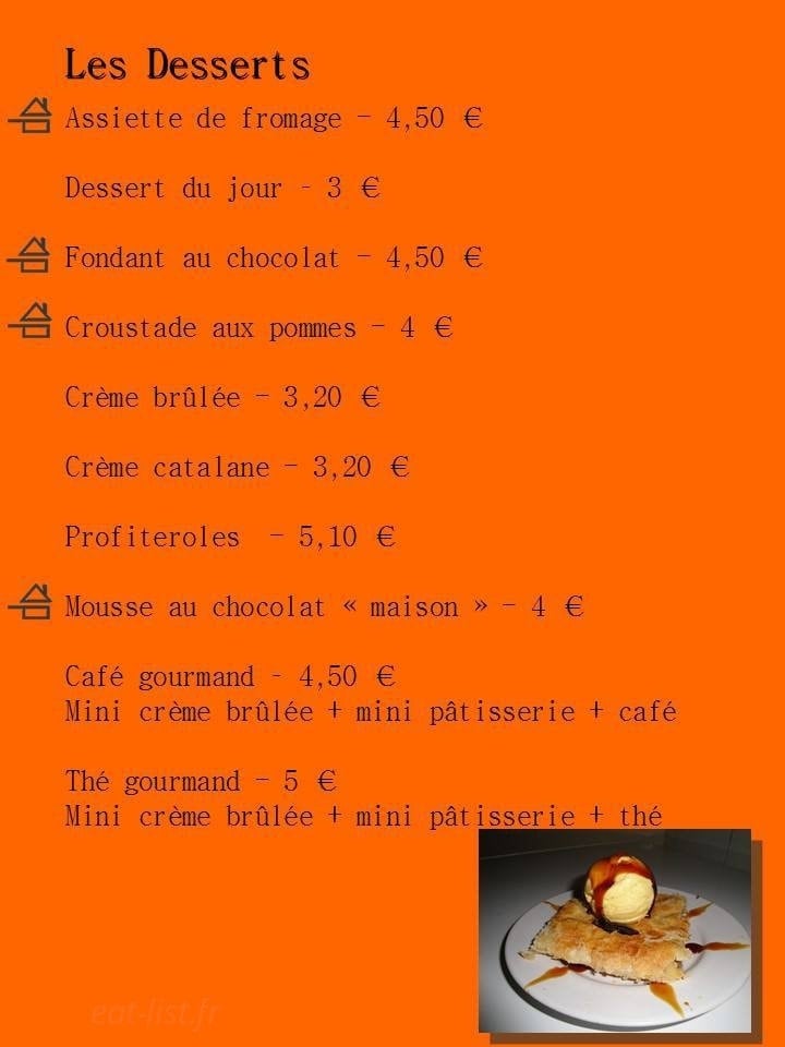 Indus' Café — carte page 9