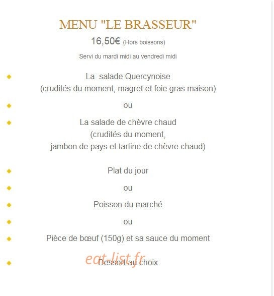 Aux Lys D'Or — carte page 3