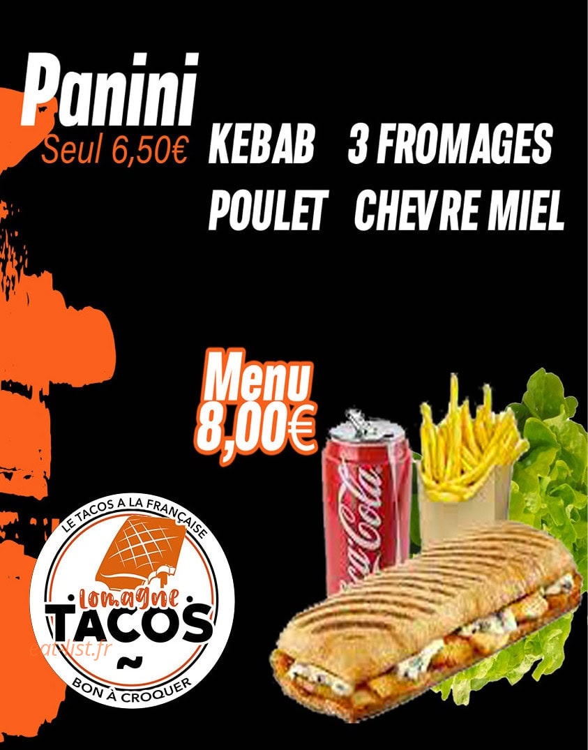 Lomagne Tacos — carte page 3