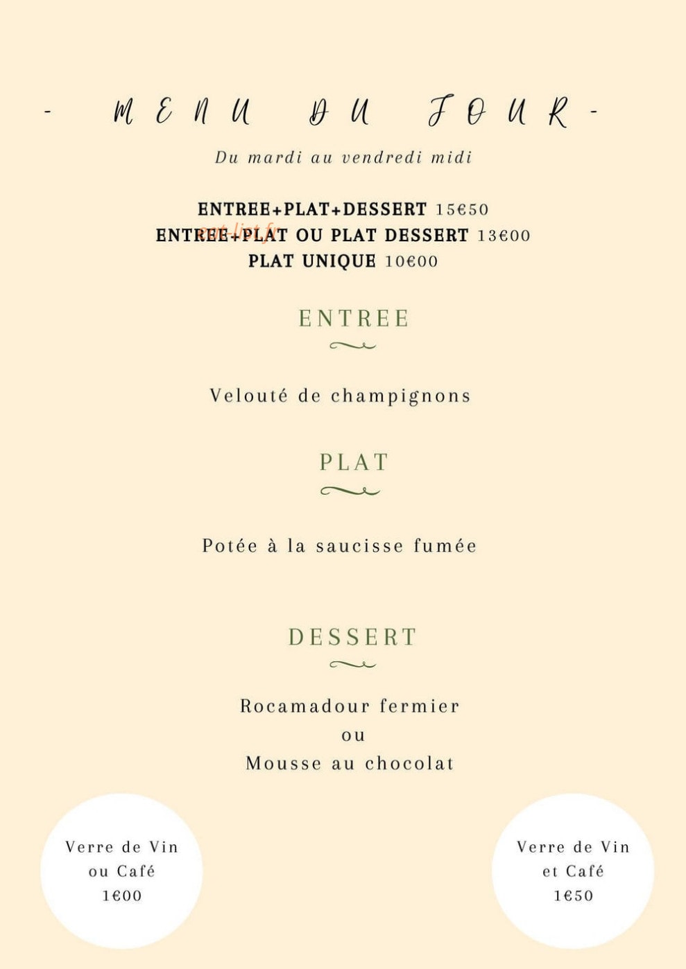 Les filles d'à côté — carte page 1
