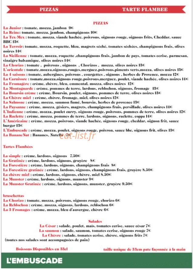 L'embuscade — carte page 2