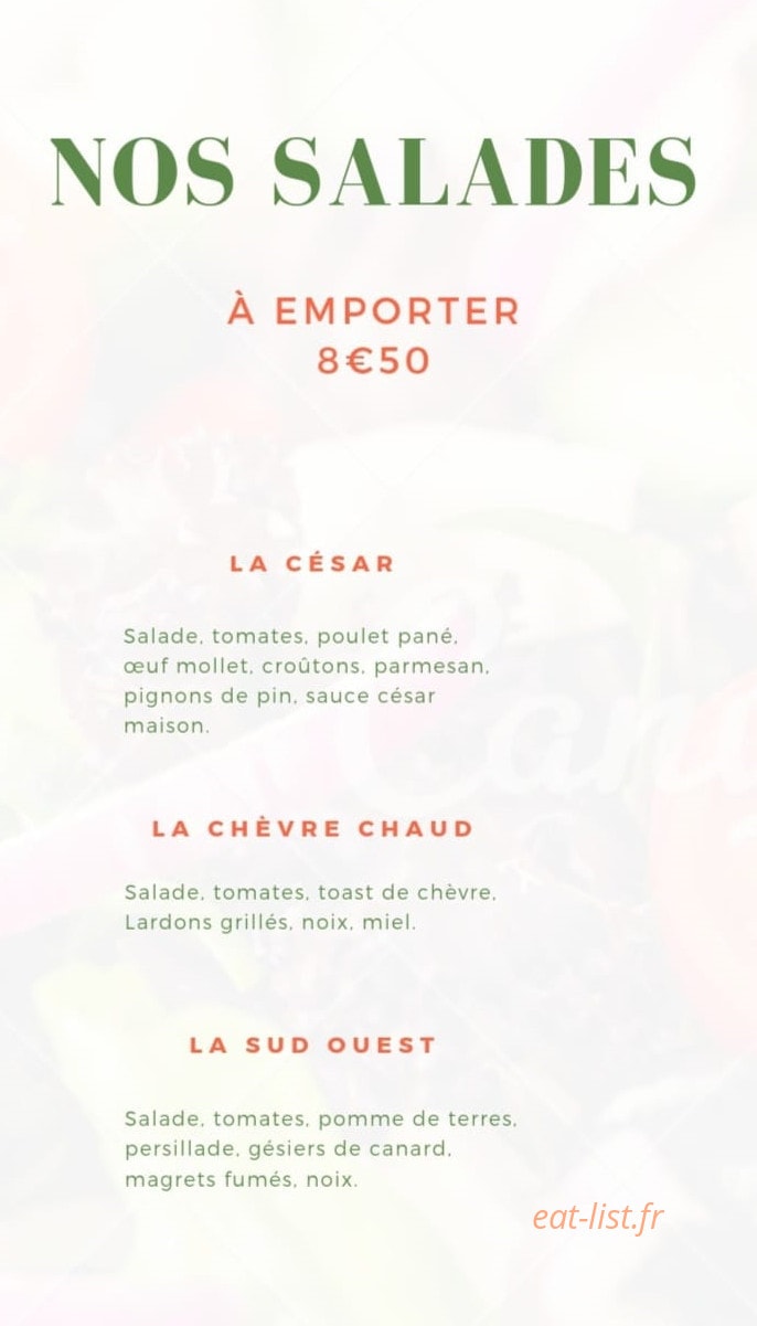 La Pizzeria — carte page 4