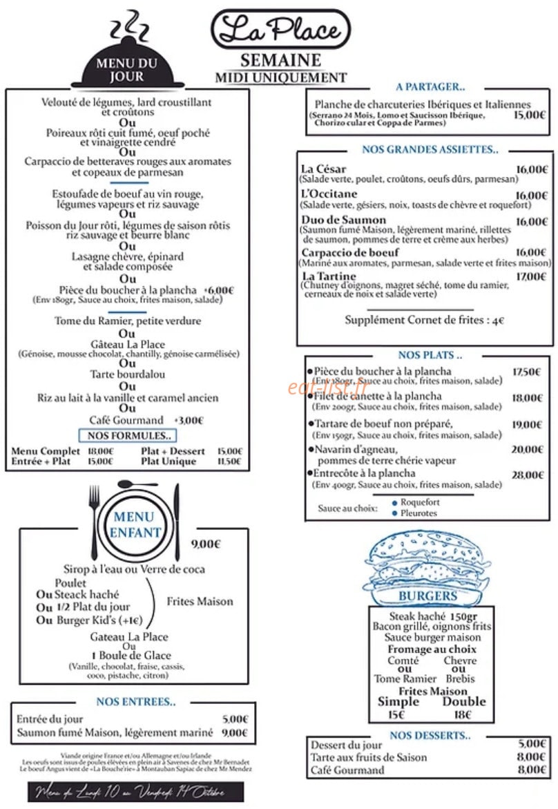 La Place — carte page 1