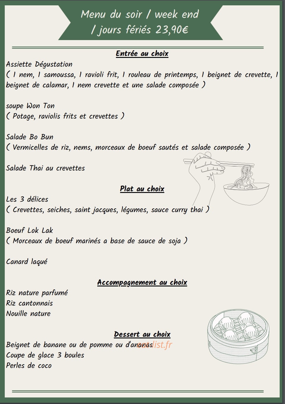 Le Petit Siem Reap — carte page 10