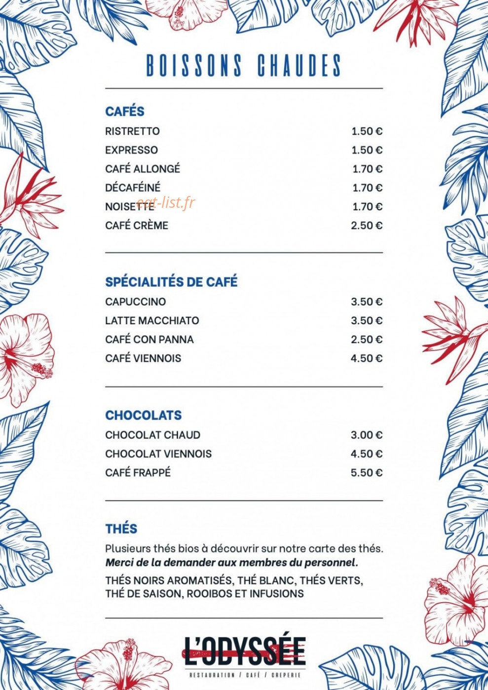L'odyssée — carte page 3
