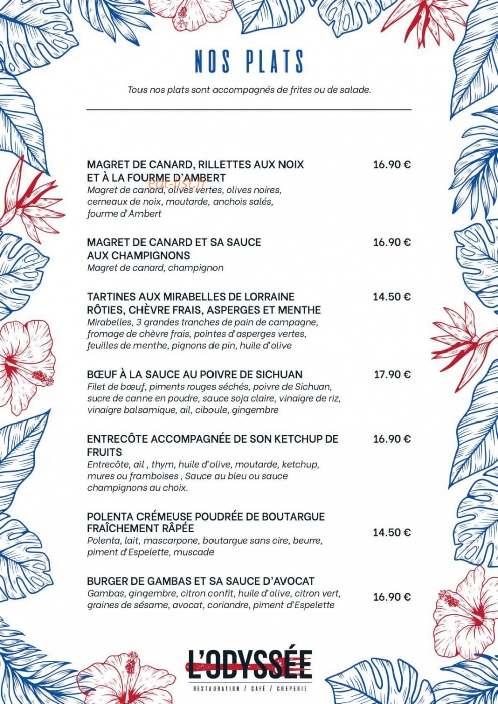 L'odyssée — carte page 5