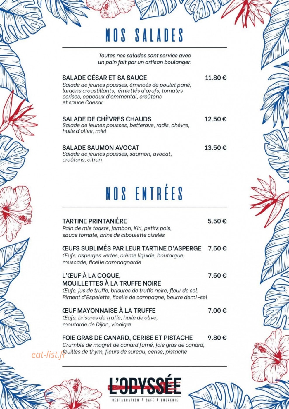 L'odyssée — carte page 4