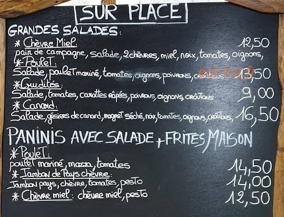 L'oustal — carte page 1
