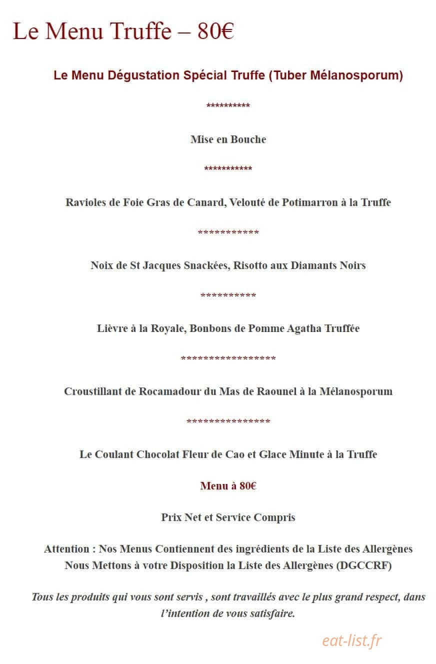 Le délice des Papilles — carte page 3