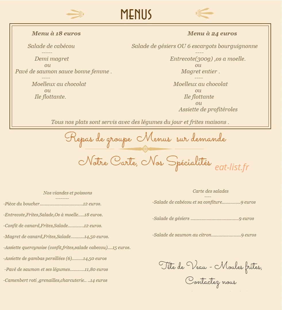 La Cas'a nova — carte page 1