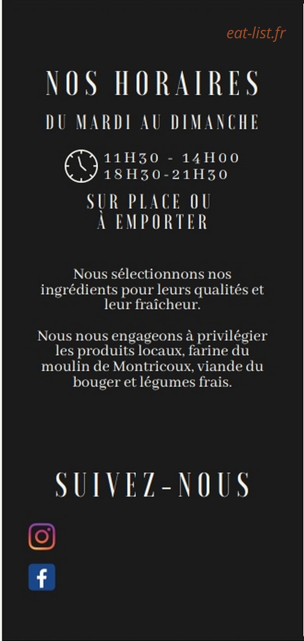 Le Gourmand — carte page 6