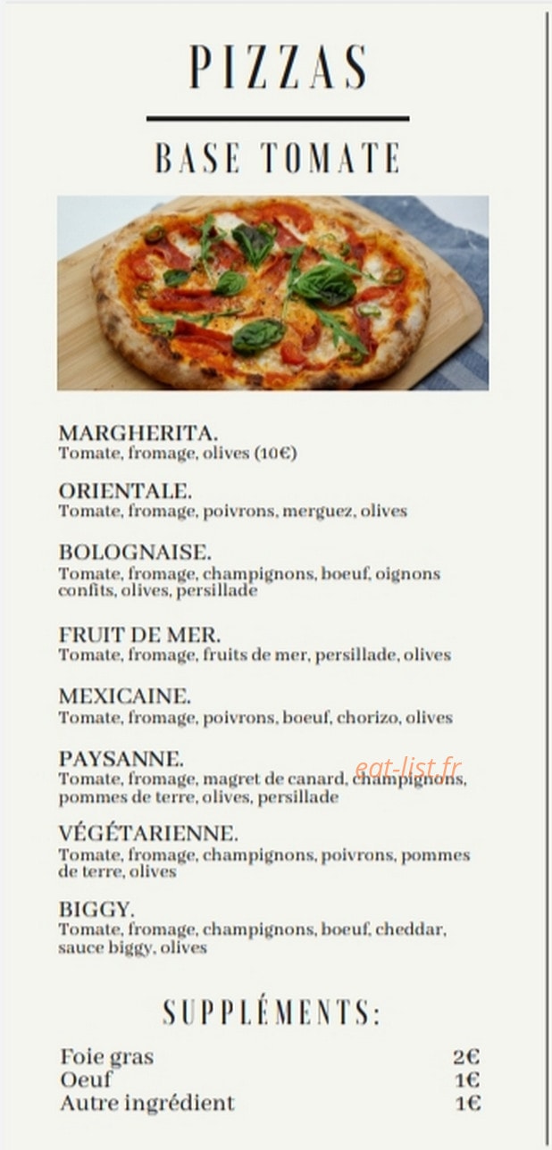 Le Gourmand — carte page 2