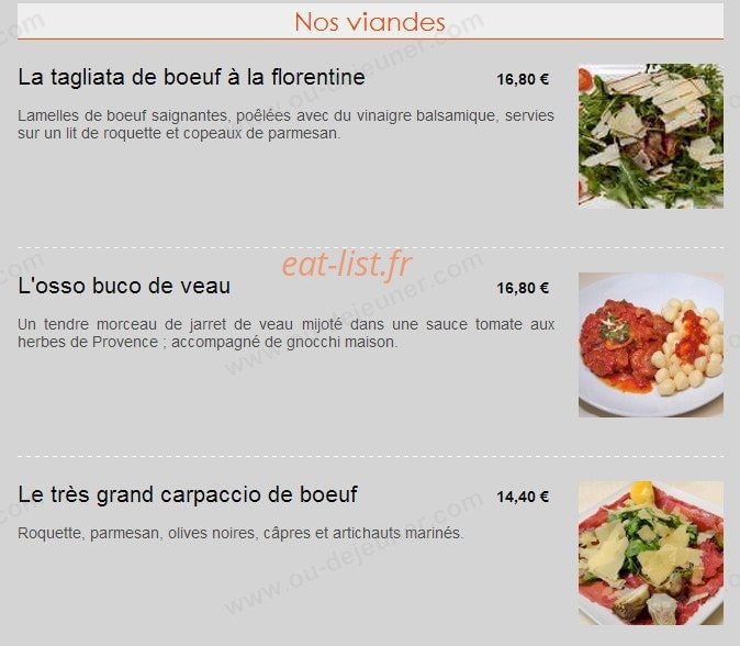 Al dente — carte page 5