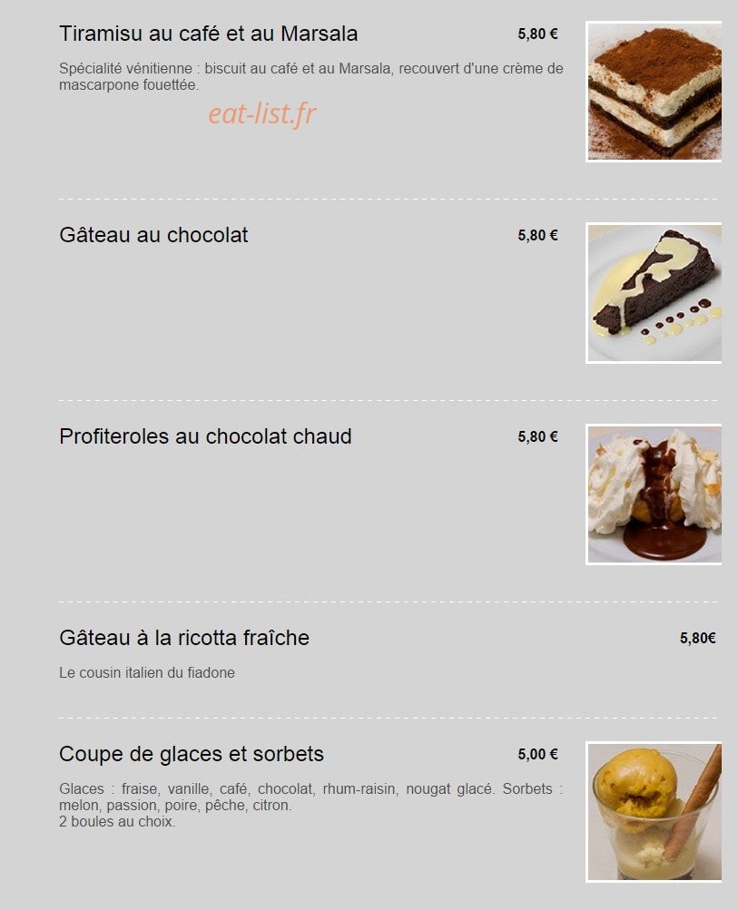 Al dente — carte page 10