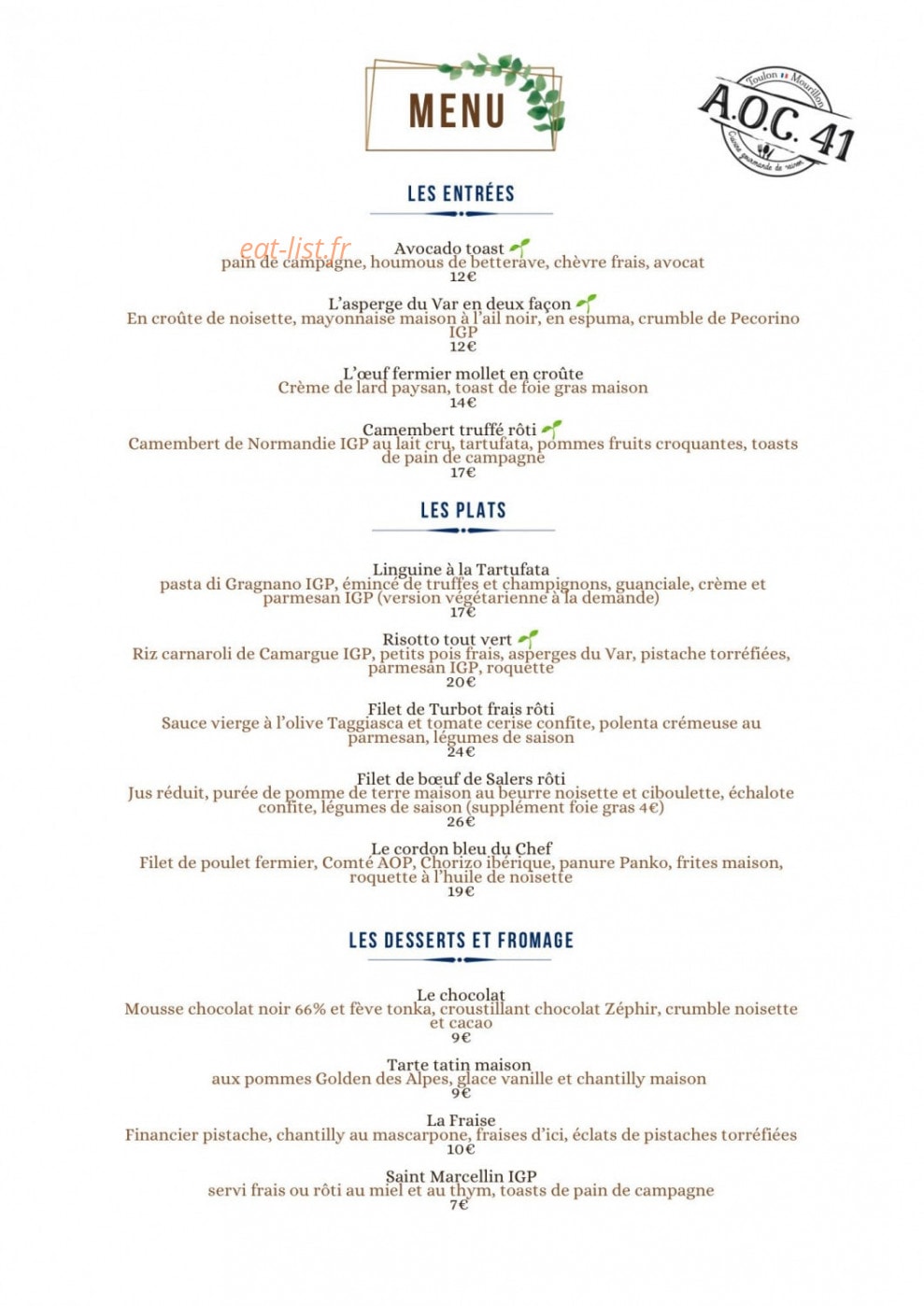 Aoc 41 — carte page 1