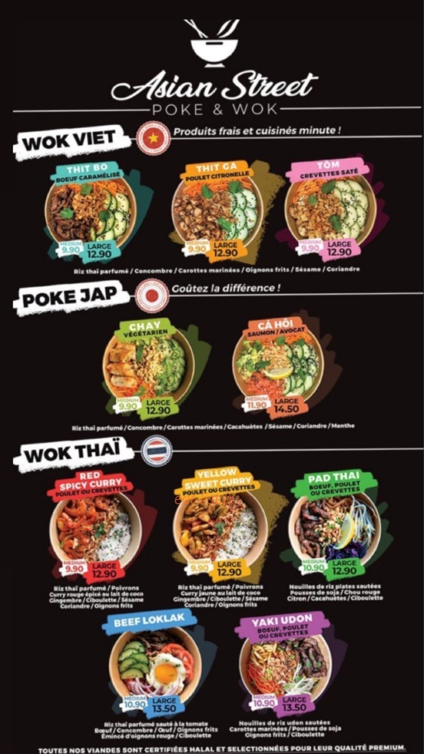 Asian Street — carte page 1