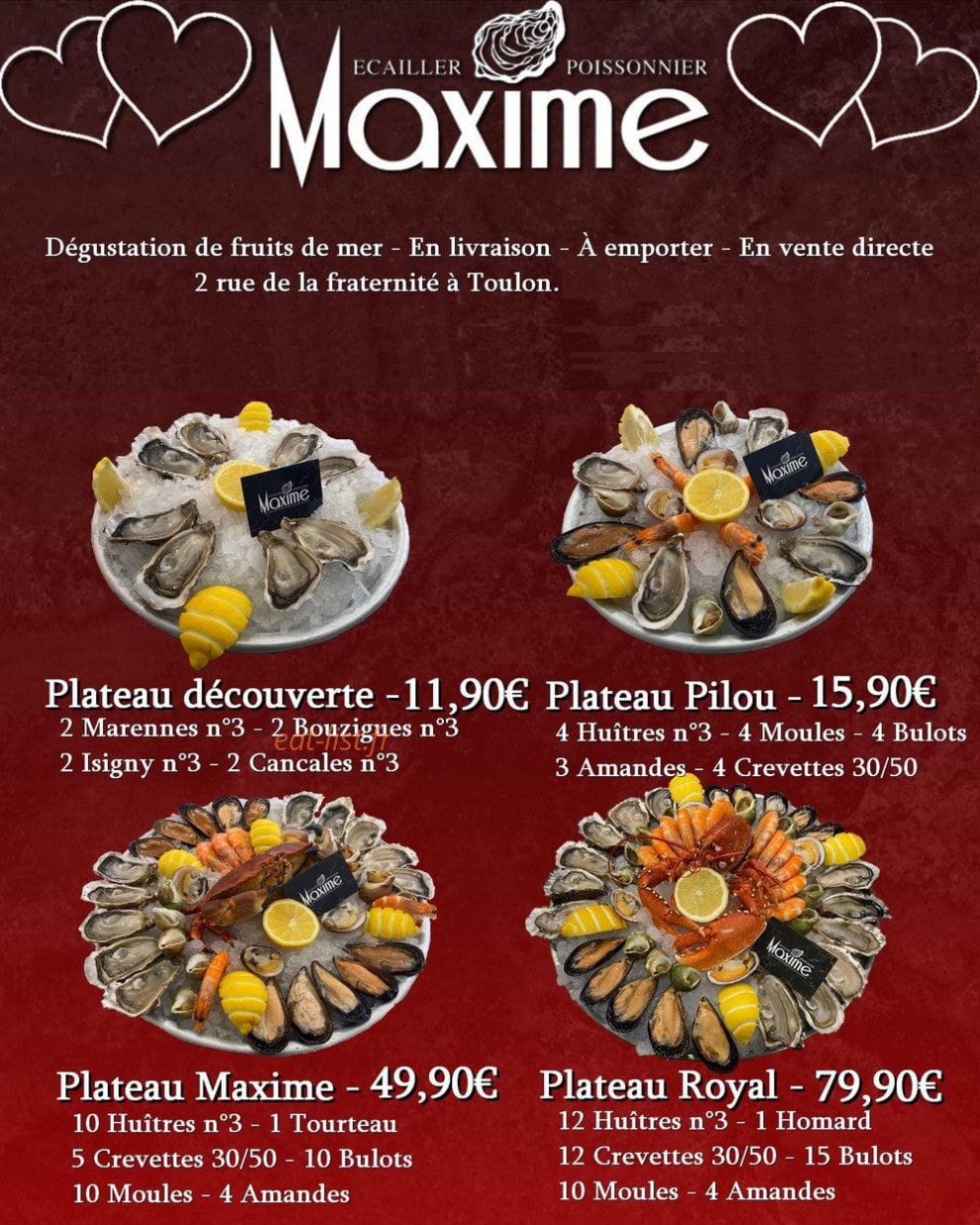 Au Bouchon Provencal — carte page 1