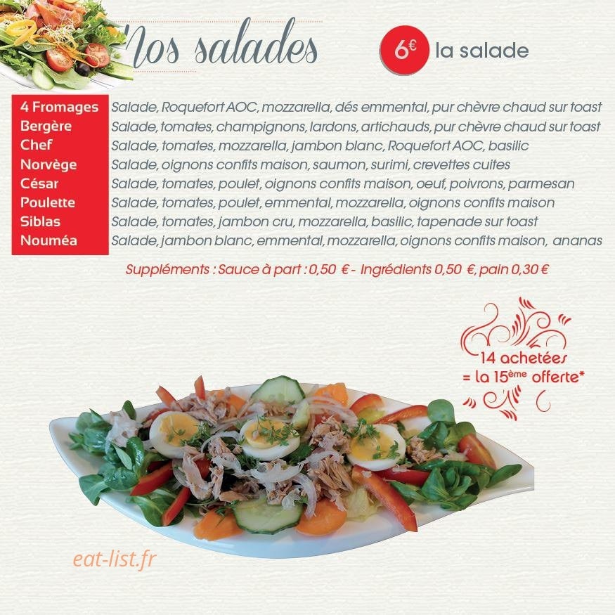 Au P'tit des Lices — carte page 3