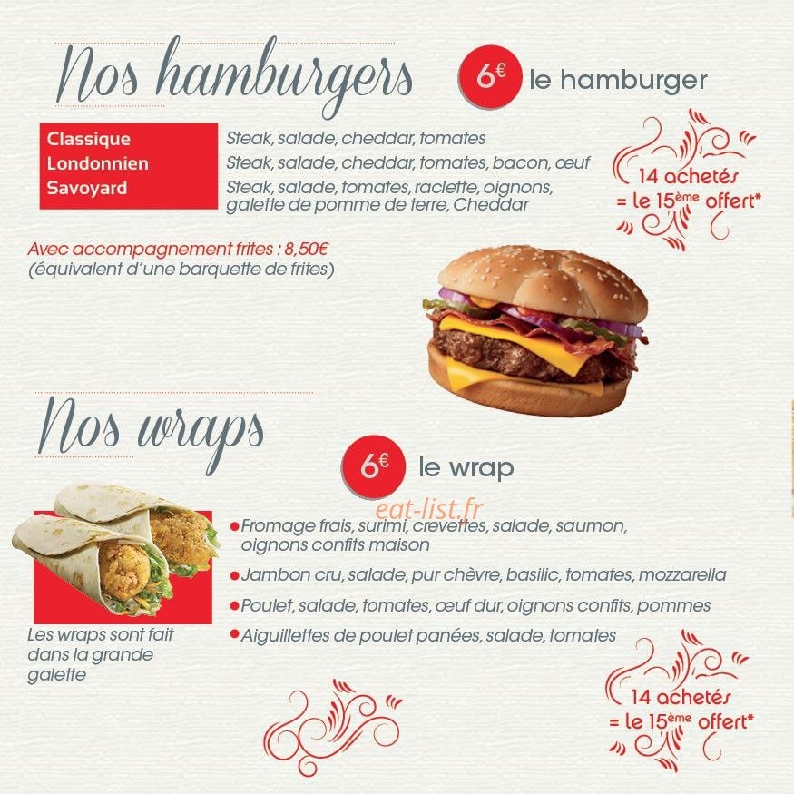 Au P'tit des Lices — carte page 5