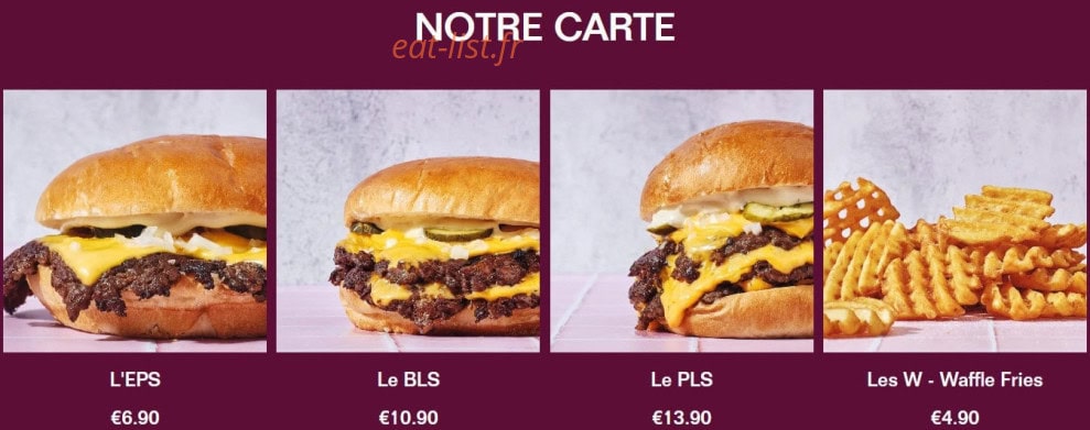 Bat Les Steaks — carte page 1