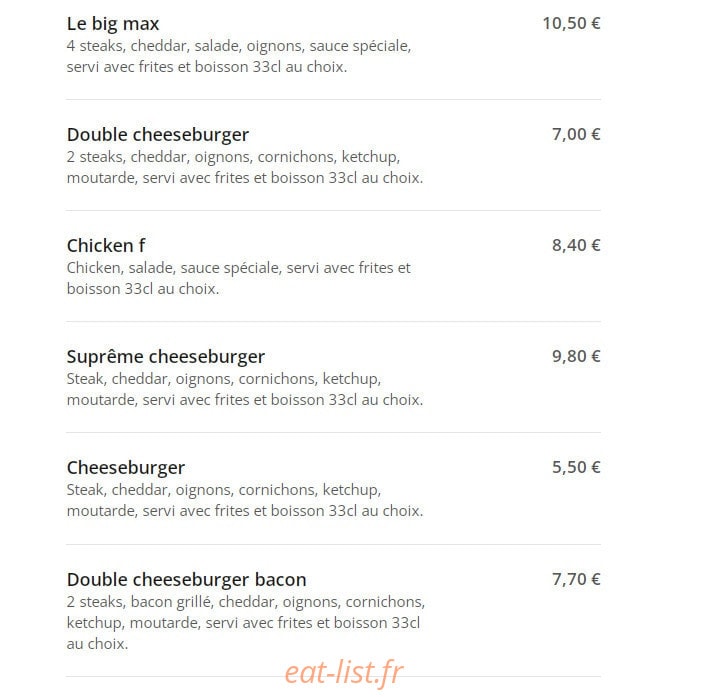 Bé Burge — carte page 2