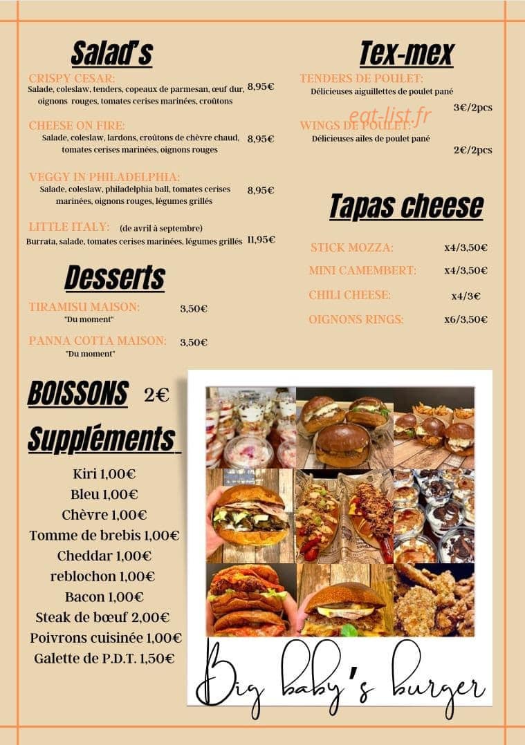 Big baby's — carte page 2