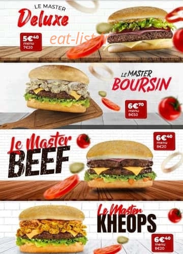 Burger Drive — carte page 4