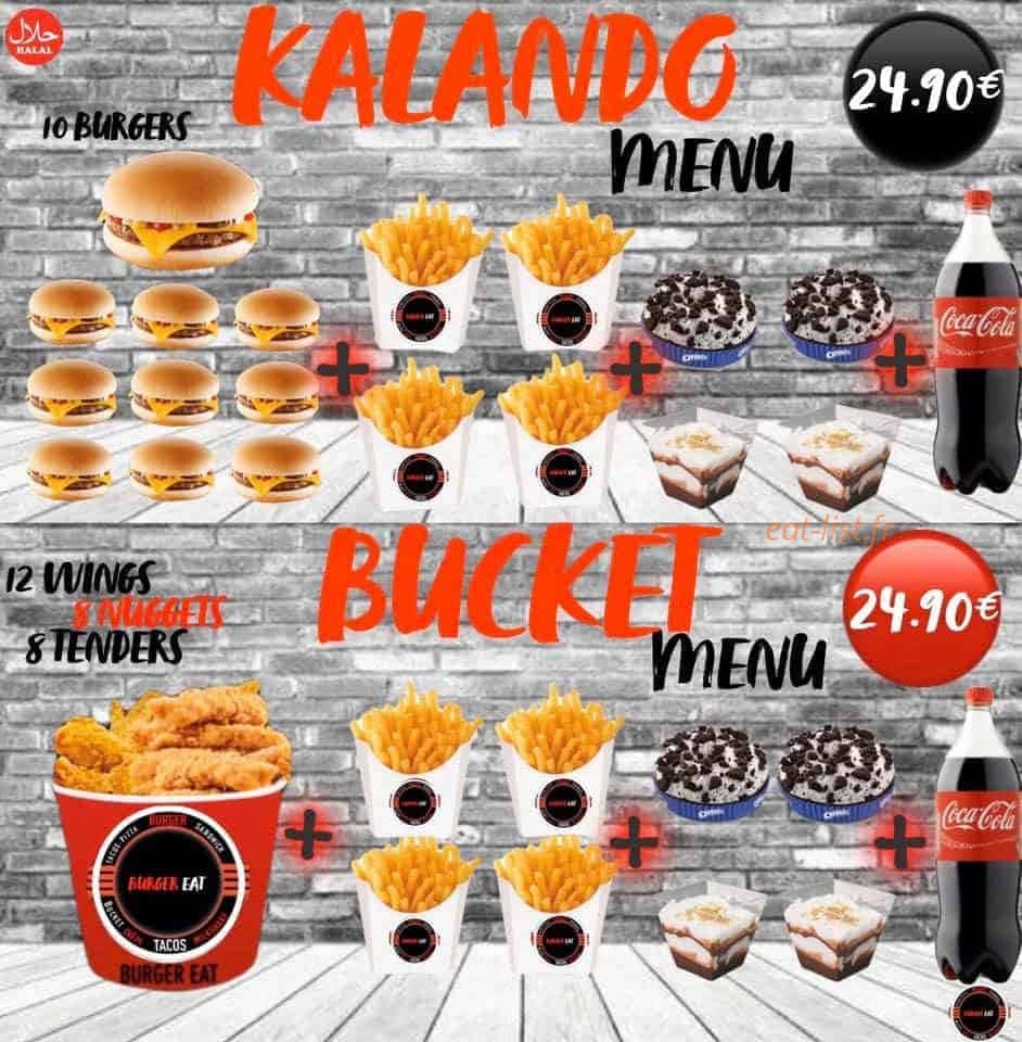 Burger eat — carte page 3