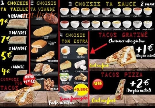 Burger eat — carte page 4