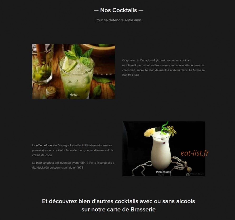 Café de la gare — carte page 3