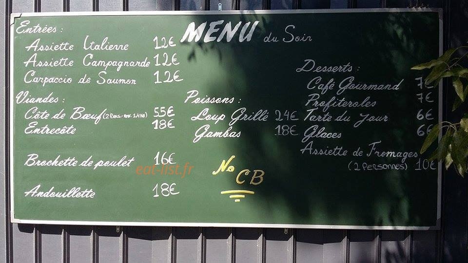 Café Des Amis — carte page 1